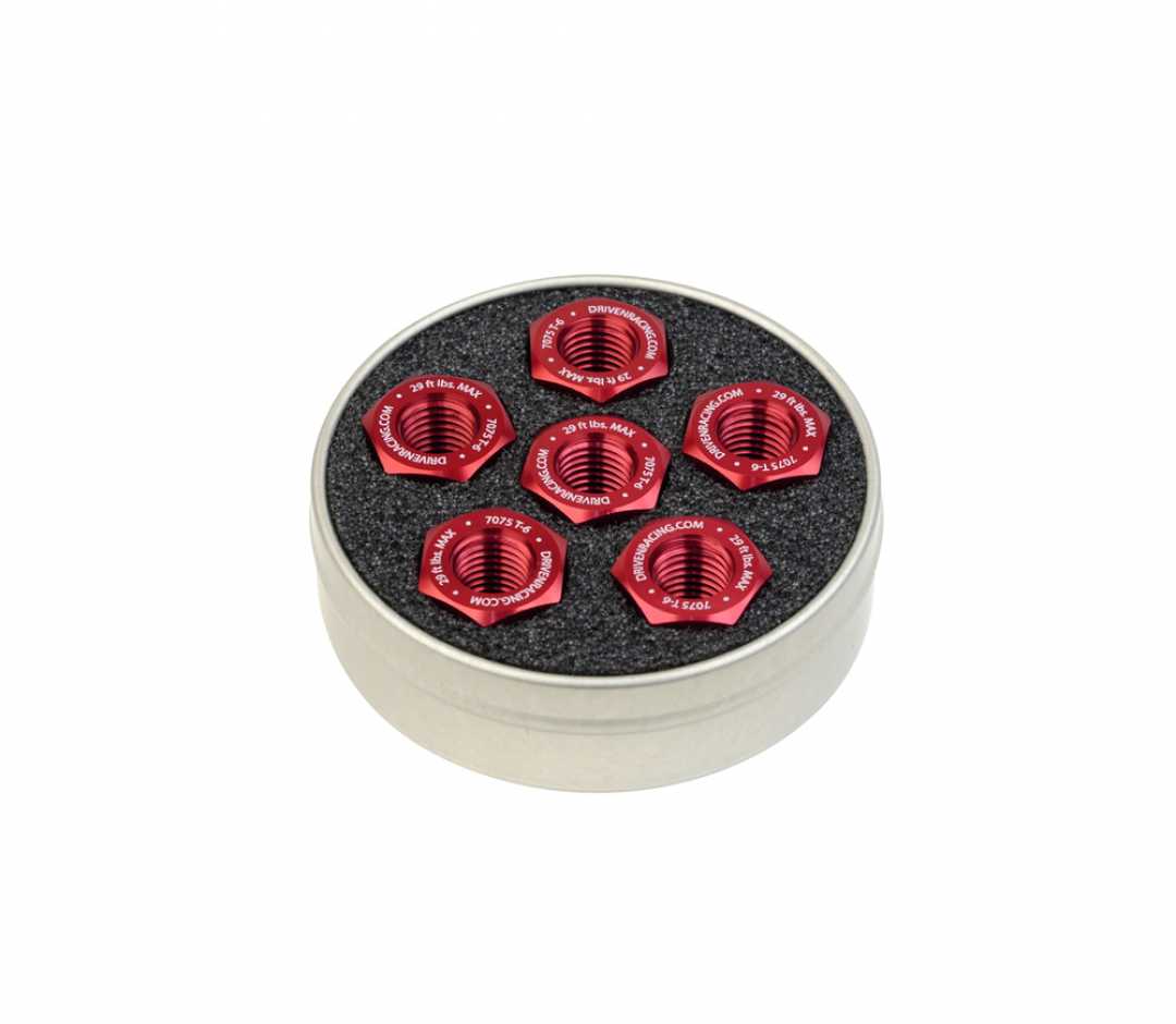 DSN-RD Driven Sprocket Nuts Most Sportbikes 10mm X 1.25 Red