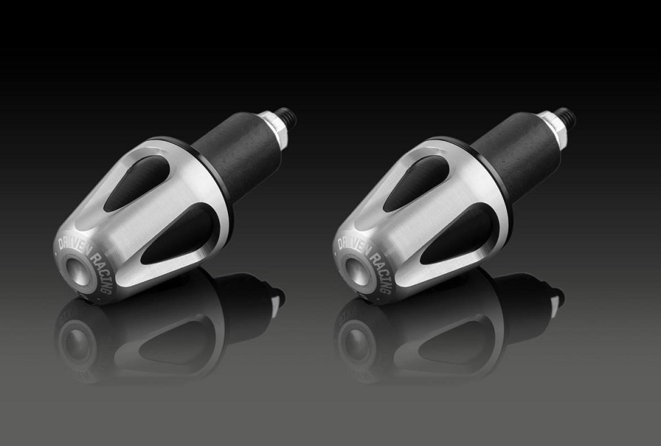 Driven Racing Halo Bar End Weights Silver/One Size 