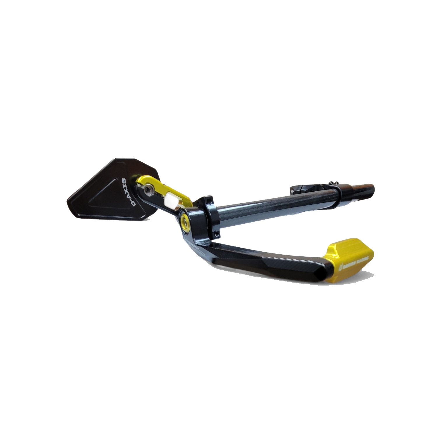 Bar end mirror and lever Guard combo
